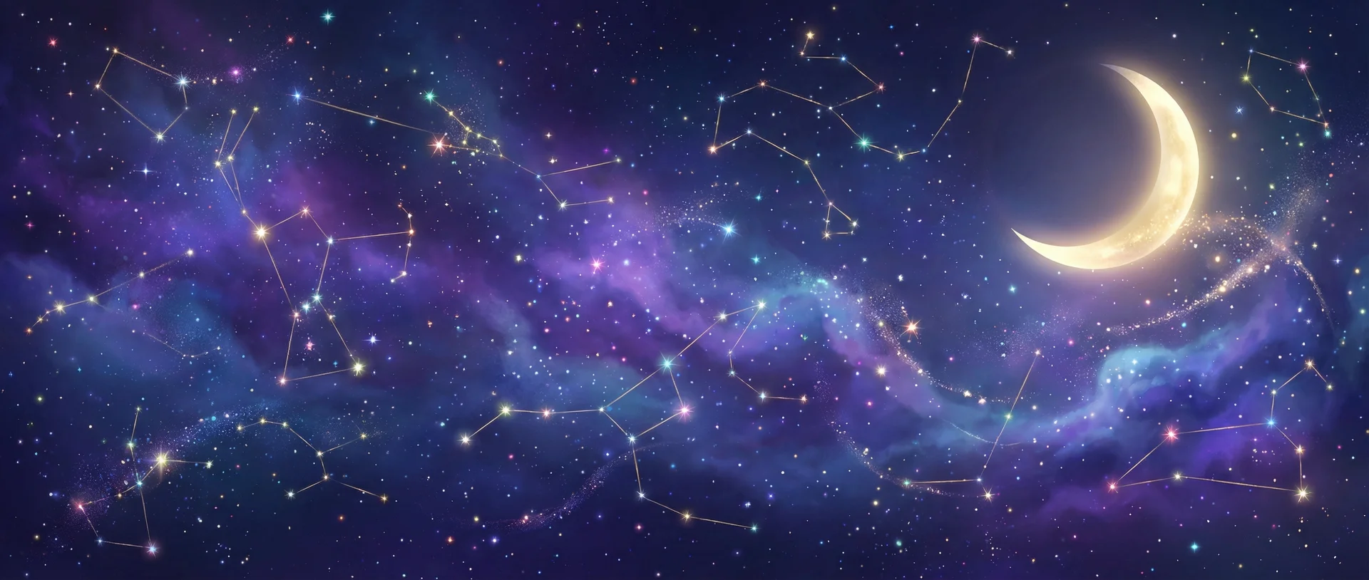 星空背景 - 啊使劲好快活 | 每日星座运势与塔罗占卜